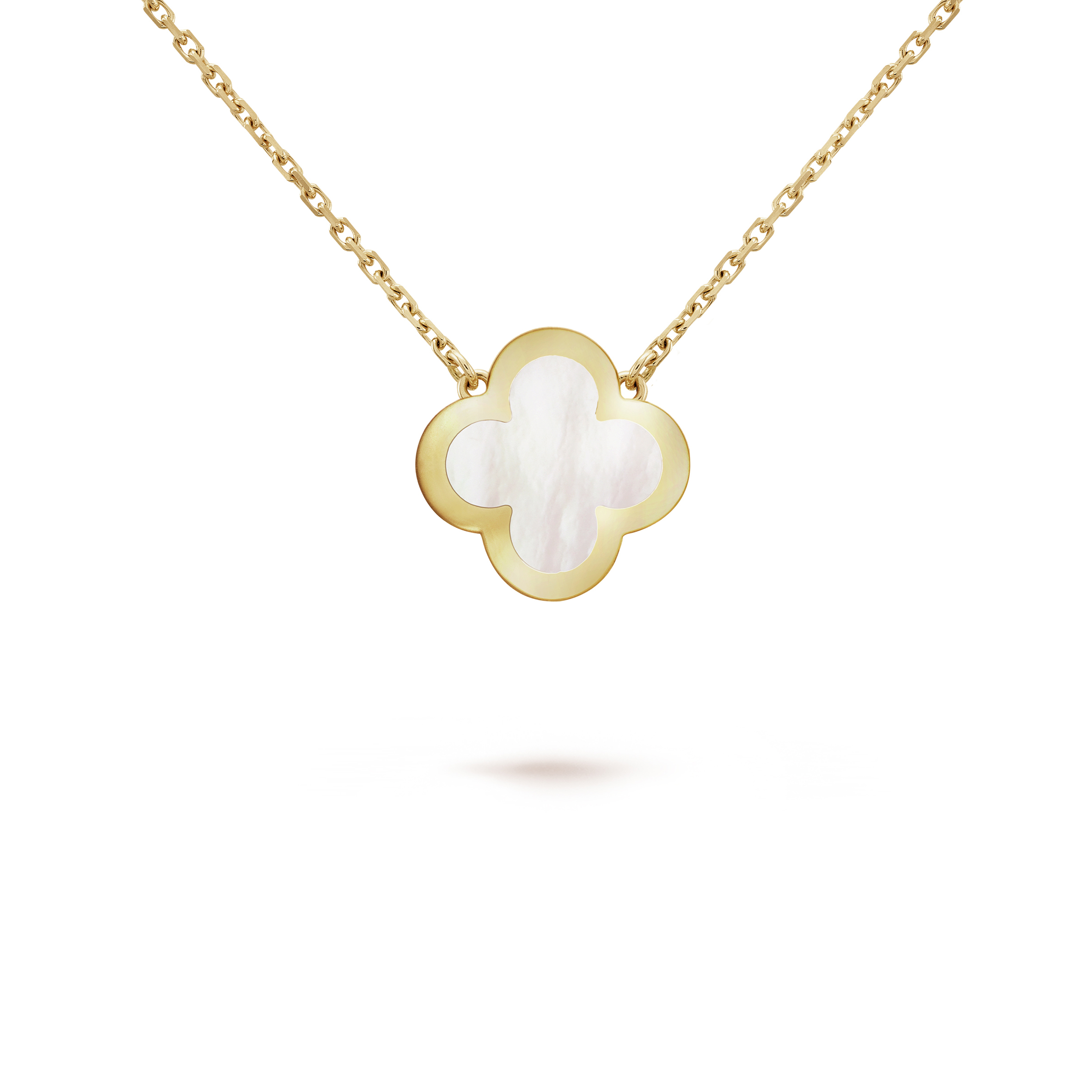 VAN CLEEF ARPELS PURE ALHAMBRA PENDANT - YELLOW GOLD, MOTHER-OF-PEARL VCARA39700 VAN CLEEF ARPELS PURE ALHAMBRA PENDANT - YELLOW GOLD, MOTHER-OF-PEARL VCARA39700